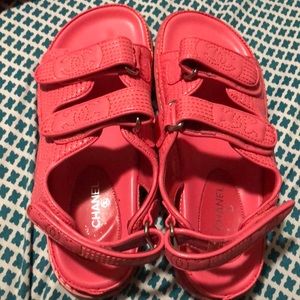 chanel dad sandals